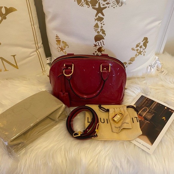 Louis Vuitton Handbags - -SOMEWHAT RARE-💯% Authentic Vuitton Alma BB Rose Indien